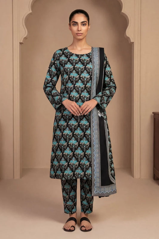 Kleren - Printed Lawn - U-29 - Unstitched