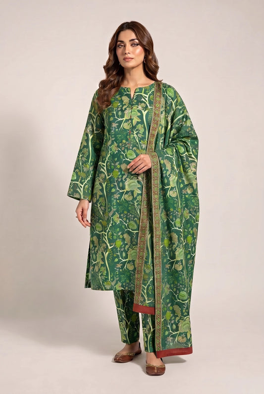 Kleren - Printed Lawn - U-30 - Unstitched