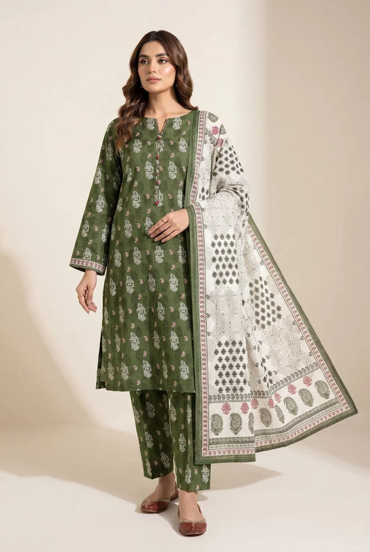 Kleren - Printed Lawn - U-33 - Unstitched