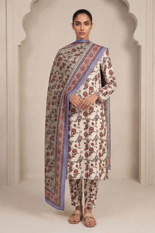 Kleren - Printed Lawn - U-35 - Unstitched