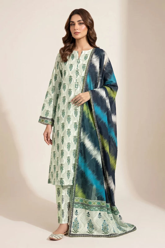 Kleren - Printed Lawn - U-38 - Unstitched