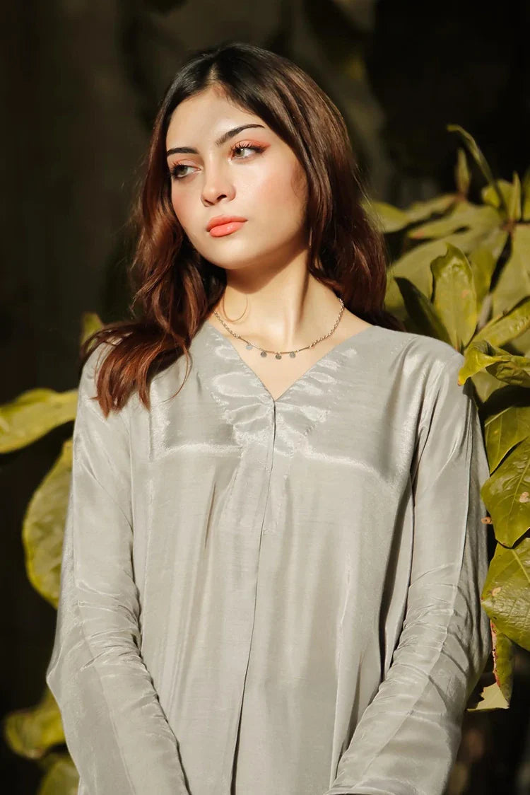 Picture of Zauk - 3 Piece - Grey - Available at Raja Sahib