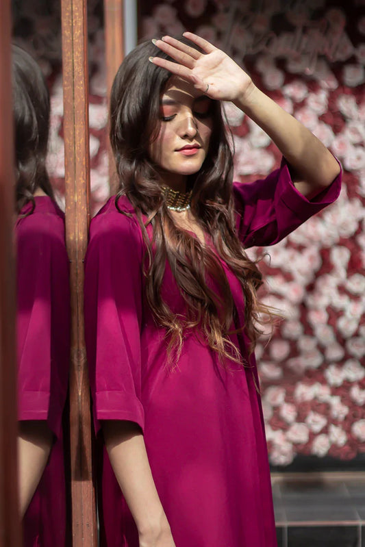 Zauk - Casual Collection - 2 Piece - Magenta