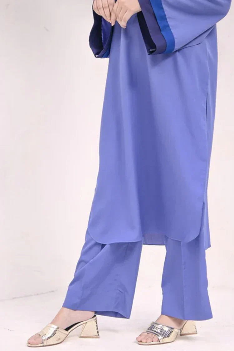 Picture of Zauk - Casual Collection - 2 Piece - Cornflower Blue - Available at Raja Sahib