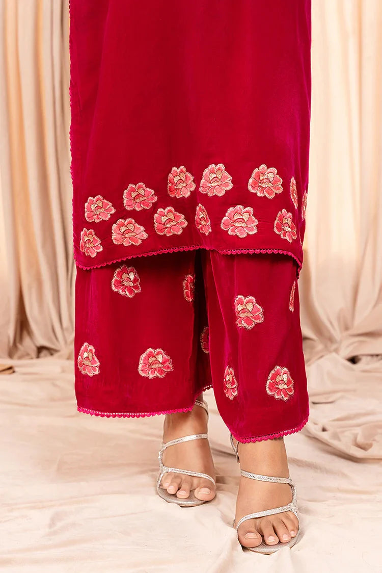 Picture of Stitch Vibes - Rouge Passion Dress - 2 Piece - VFJ3341 - Available at Raja Sahib