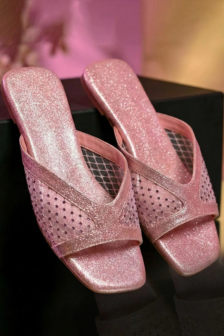 Picture of Viva Walk - Festive Flats - Blush Spark - Available at Raja Sahib