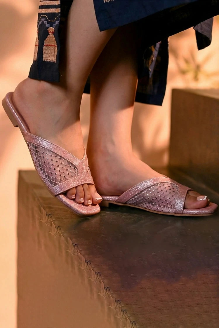 Picture of Viva Walk - Festive Flats - Blush Spark - Available at Raja Sahib