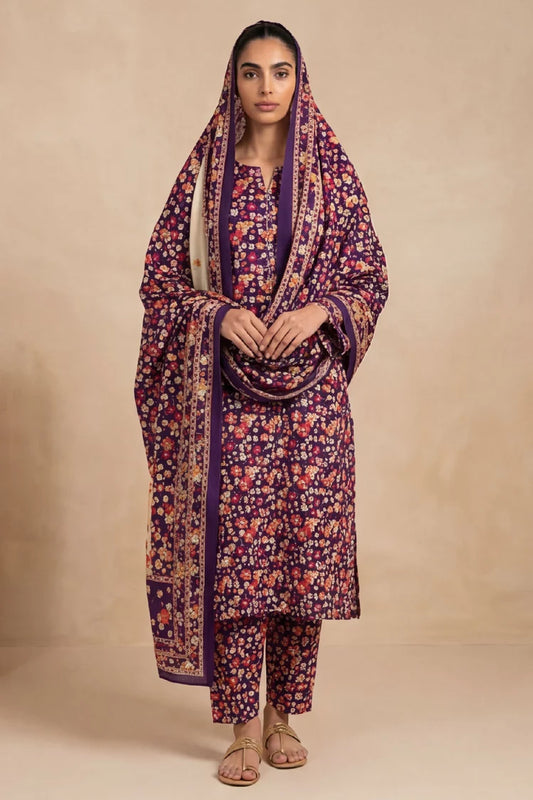 Kleren - Printed Lawn - D-43 - Unstitched