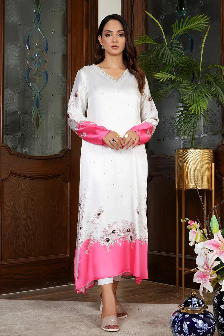 Picture of <!--ej-->Amber Imran - Silk Formals RTW Collection - Velour - Available at Raja Sahib