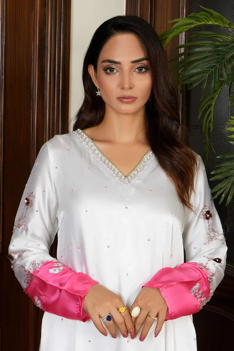 Picture of <!--ej-->Amber Imran - Silk Formals RTW Collection - Velour - Available at Raja Sahib