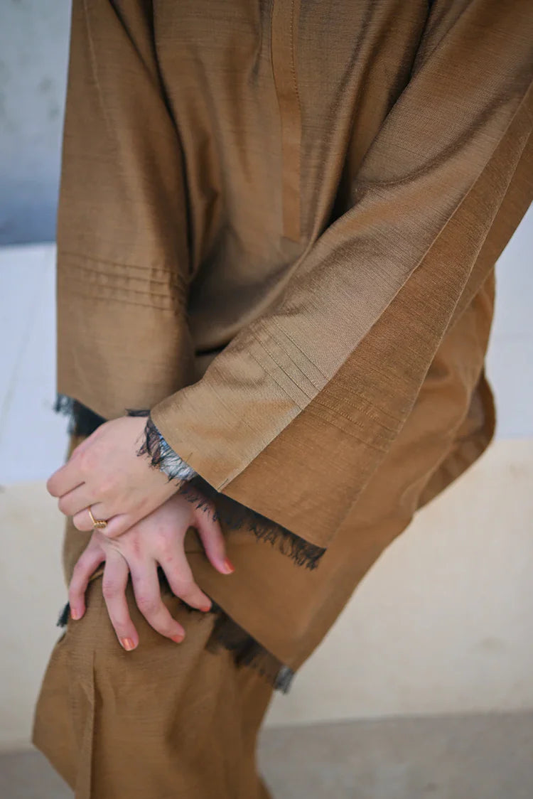 Picture of Zauk - Winter Basics - 2 Piece - Golden - Available at Raja Sahib