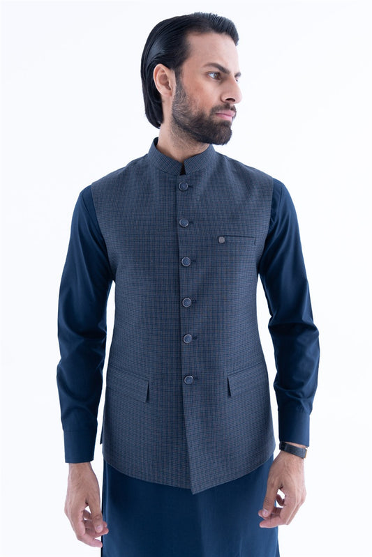 Picture of Dynasty - Luxurious Blended Waistcoat - Available at Raja Sahib