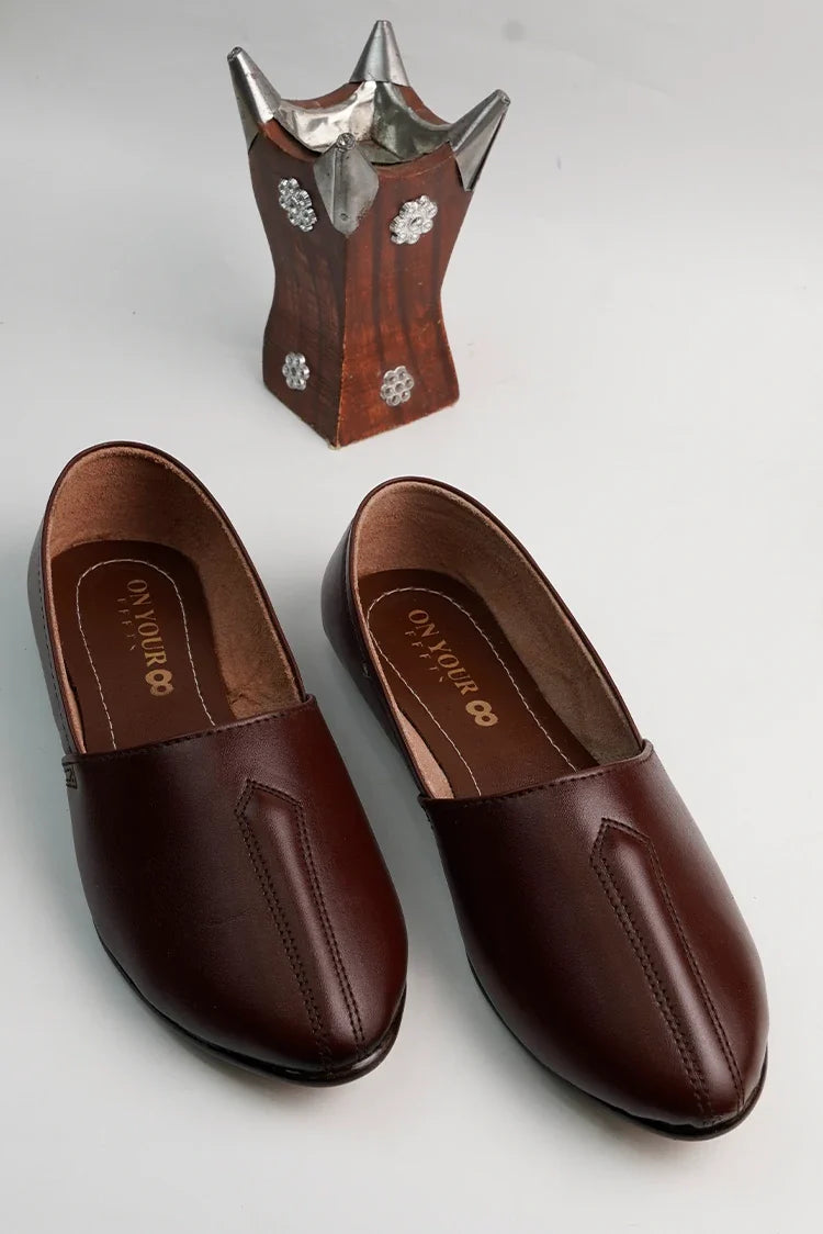 Picture of On Your Feets - Men Nagra - Warrior Brown - Available at Raja Sahib