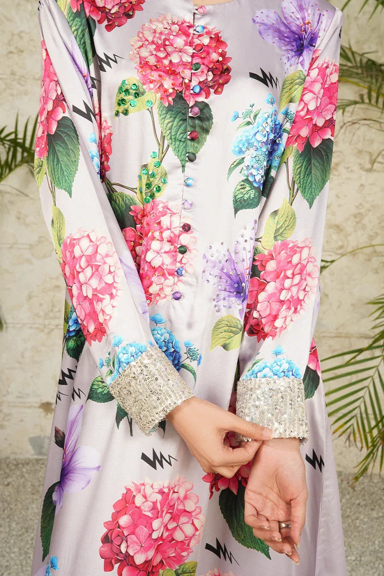 Picture of Stitch Vibes - Ravayah Eid Collection Vol 1 - Celeste Floraison Dress - Available at Raja Sahib