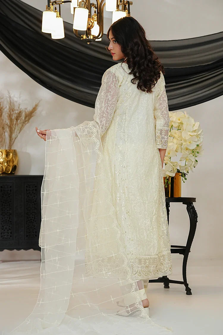 Picture of Alsiyaab - Adaa e Khaas - 3 Piece - Roshni - Off White - Available at Raja Sahib
