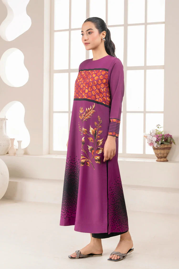 Picture of Stitch Vibes - Ravayah Eid Collection Vol 1 - Mulberry Muse Shirt - Available at Raja Sahib