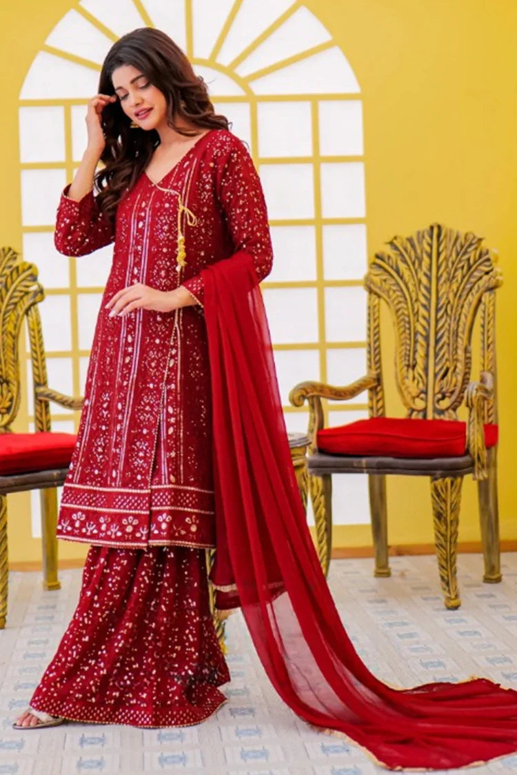 Picture of Alsiyaab - Shaadiyaan - Janaan - Mehroon - Available at Raja Sahib