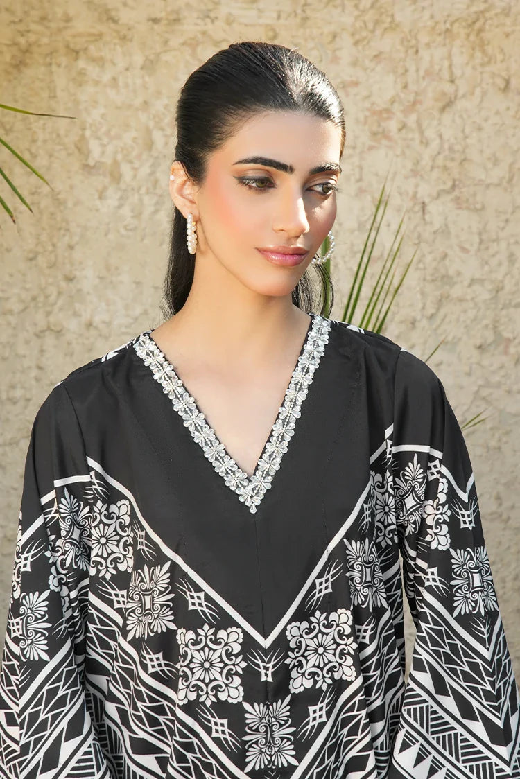 Picture of Stitch Vibes - Ravayah Eid Collection Vol 1 - Noirella Shirt - Available at Raja Sahib
