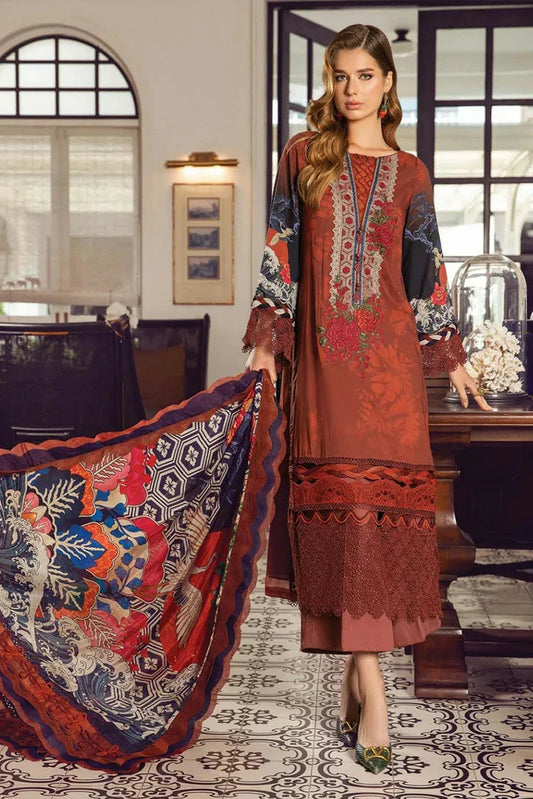 Picture of Maria B - M Prints Fall Edit - Design 2A - Unstitched - Available at Raja Sahib
