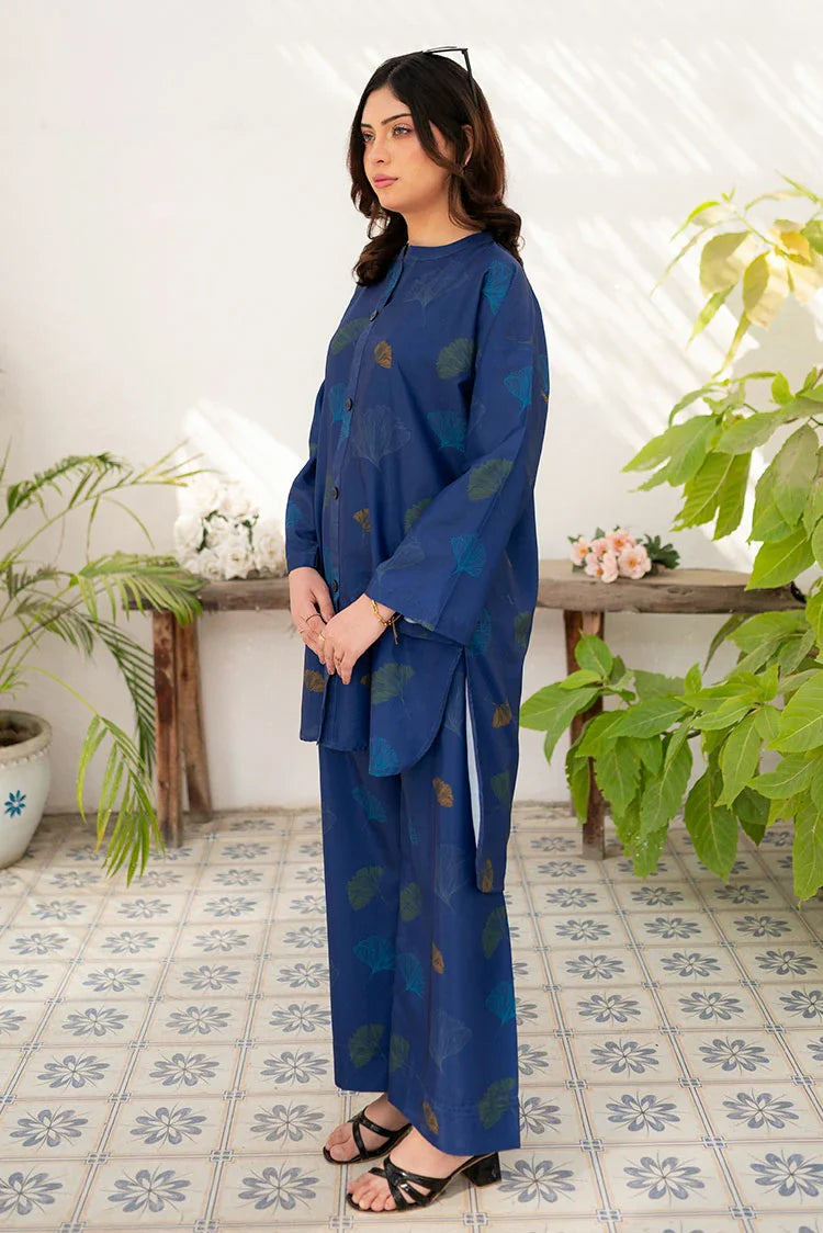 Picture of Zauk - Fusion - 2 Piece - Navy Blue Vector - Available at Raja Sahib