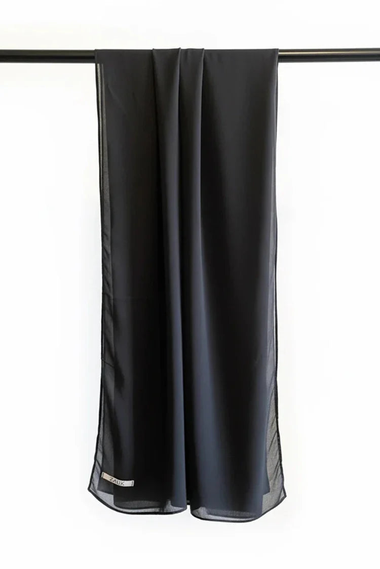 Picture of Zauk - Black Scarf - Available at Raja Sahib