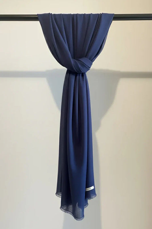 Zauk - Navy Blue Scarf