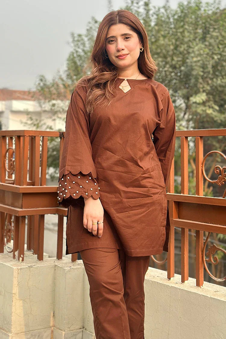 Picture of Modest - Women's 2 Piece Suit - Azure - Available at Raja Sahib