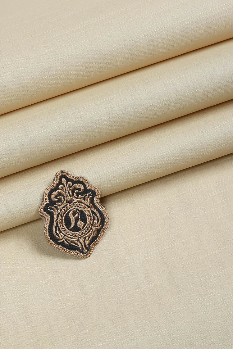 Picture of Fabrich - Zouq - Cotton - Ivory - Available at Raja Sahib