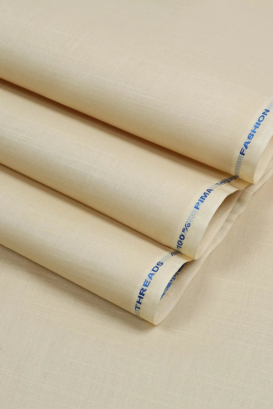 Picture of Fabrich - Zouq - Cotton - Ivory - Available at Raja Sahib