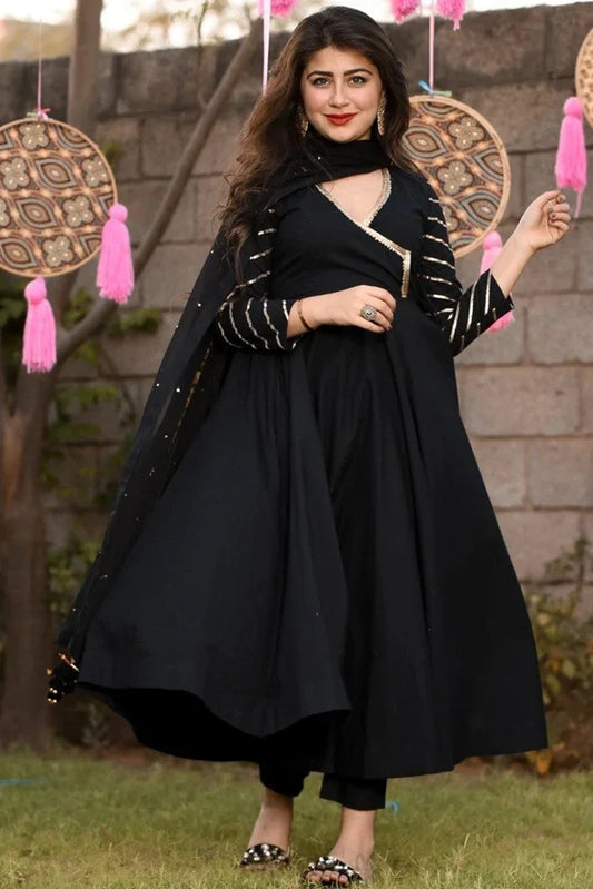 Zeek - Angrakha Black Suit Set - D2027