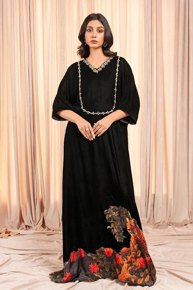 Picture of Stitch Vibes - Elnara Ember Kaftan - 1 Piece - ZGA7467 - Available at Raja Sahib