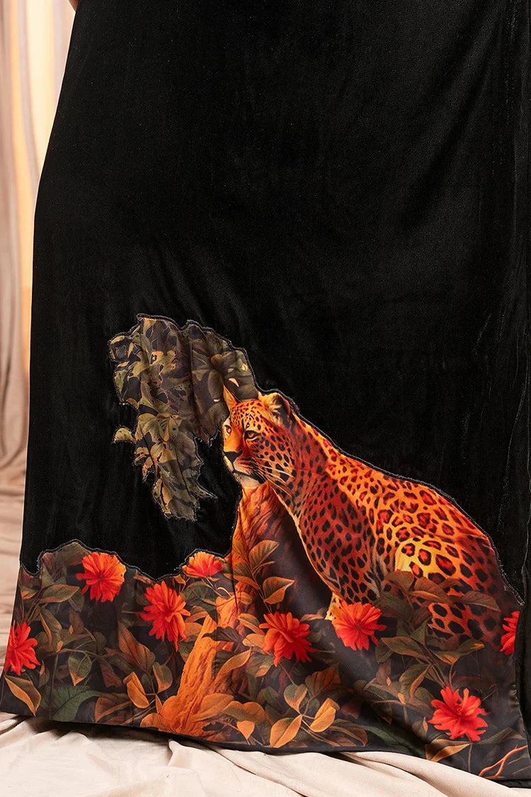 Picture of Stitch Vibes - Elnara Ember Kaftan - 1 Piece - ZGA7467 - Available at Raja Sahib