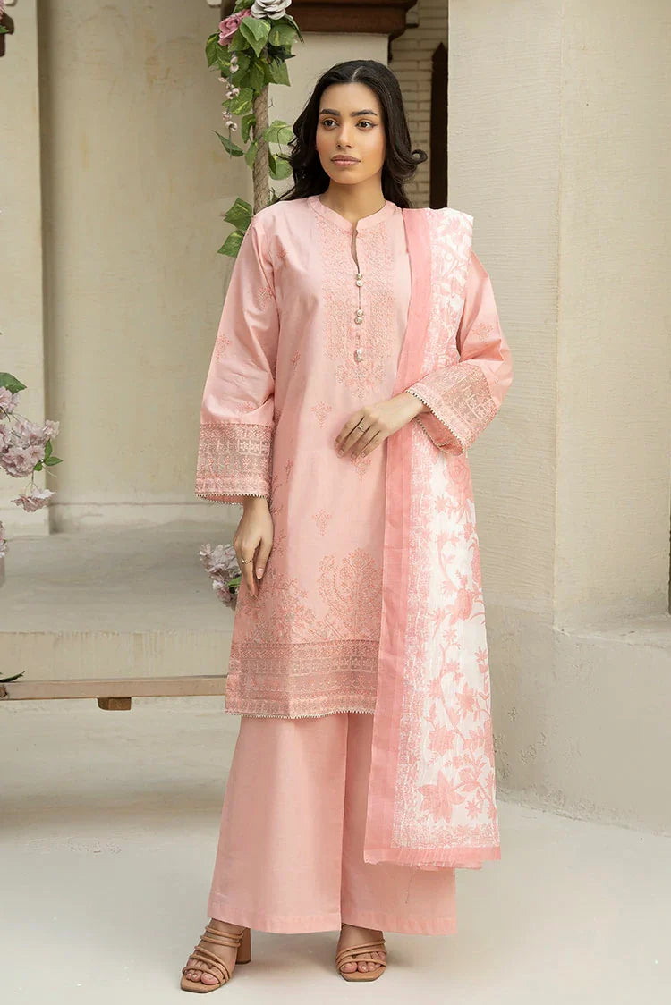 Picture of Ziara - Embroidered Lawn Suit - 3 Piece - SKU-08 - Available at Raja Sahib