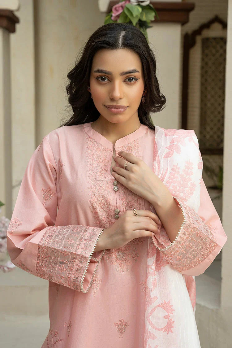 Picture of Ziara - Embroidered Lawn Suit - 3 Piece - SKU-08 - Available at Raja Sahib