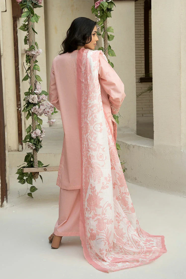 Picture of Ziara - Embroidered Lawn Suit - 3 Piece - SKU-08 - Available at Raja Sahib