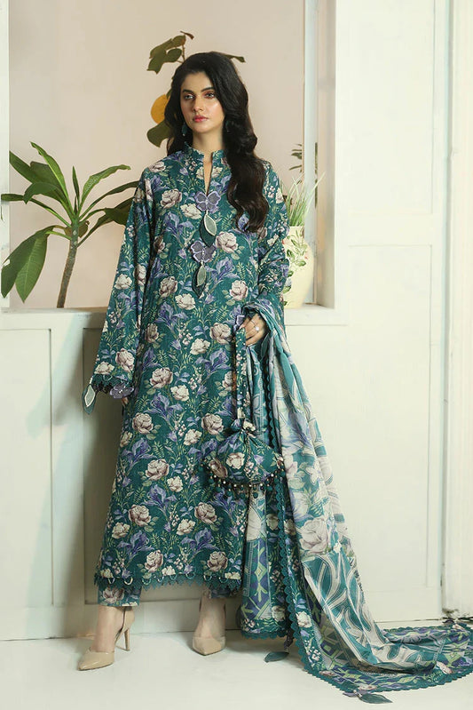 Picture of Ziara - Medow Fressia - Unstitched - 3 PC - Amara - Available at Raja Sahib