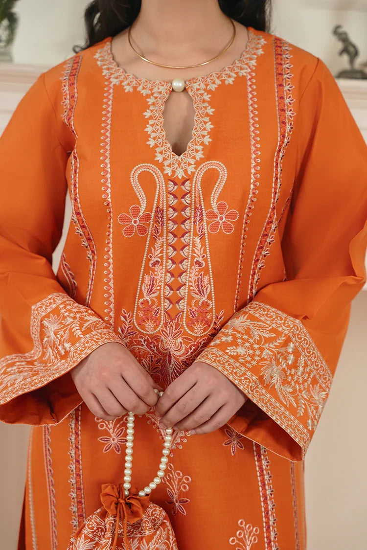 Picture of Zarlay - Heer Embroidered Pret - Ulfat - Available at Raja Sahib