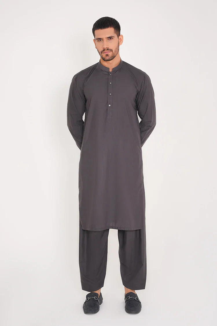 Picture of Smoke Blended Stitched Dress in Trending Design - Available at Raja Sahib