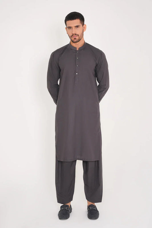 Picture of Smoke Blended Stitched Dress in Trending Design - Available at Raja Sahib