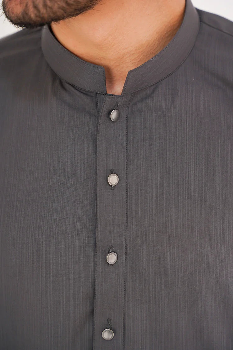 Picture of Smoke Blended Stitched Dress in Trending Design - Available at Raja Sahib