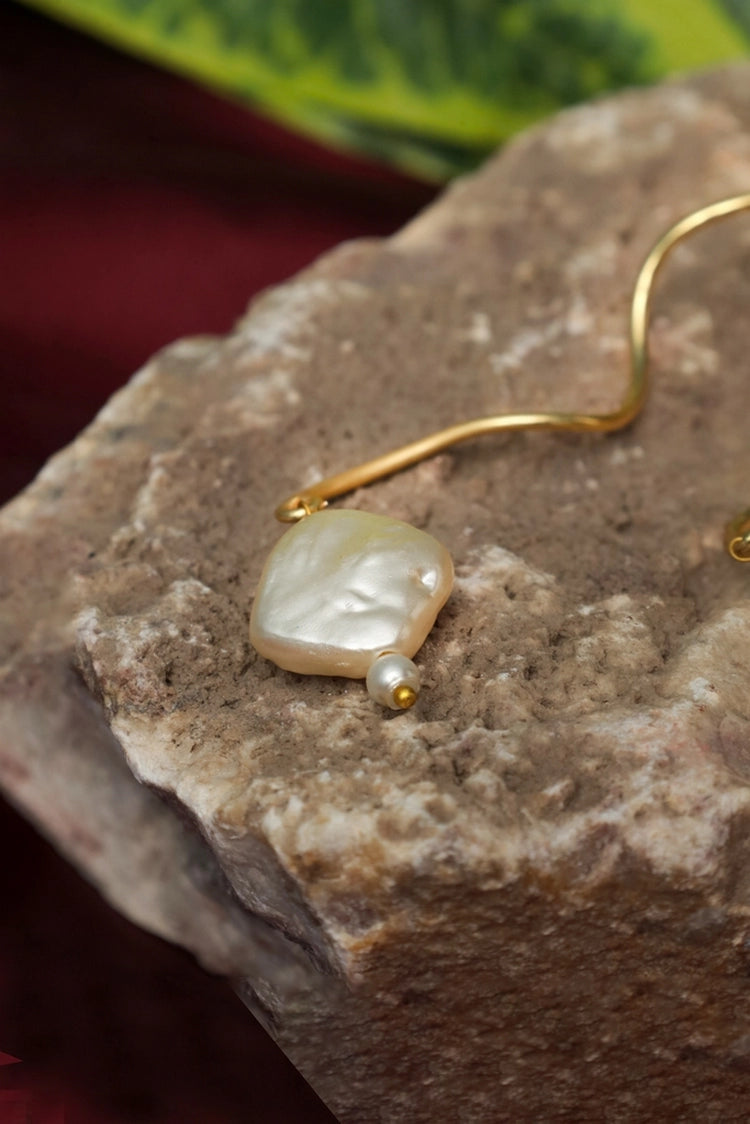 Picture of Zehnaz - Wave Pearl Drops - Available at Raja Sahib