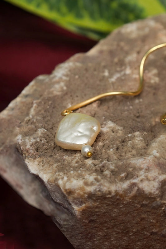 Picture of Zehnaz - Wave Pearl Drops - Available at Raja Sahib