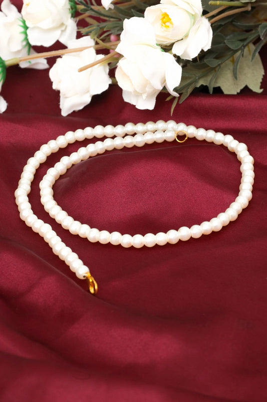 Picture of Zehnaz - Classic Pearl Necklace Timeless White Pearl Elegance - Available at Raja Sahib