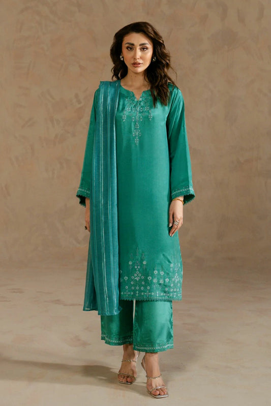 Picture of Zehnaz - Embroidered Russian Silk - 2 Piece - Nayra - Available at Raja Sahib