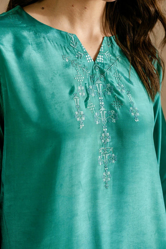 Picture of Zehnaz - Embroidered Russian Silk - 2 Piece - Nayra - Available at Raja Sahib