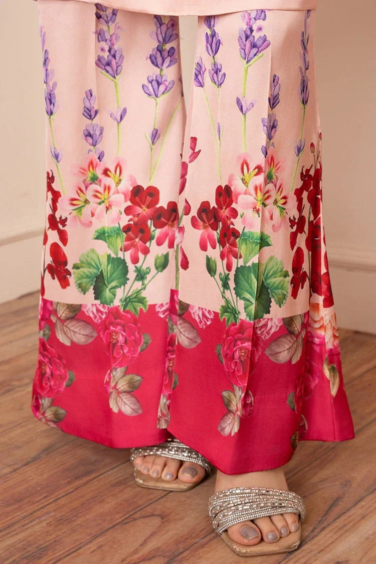 Picture of Stitch Vibes - Morganite RTW Collection - 3 PC - Peach Pink Dress - Available at Raja Sahib