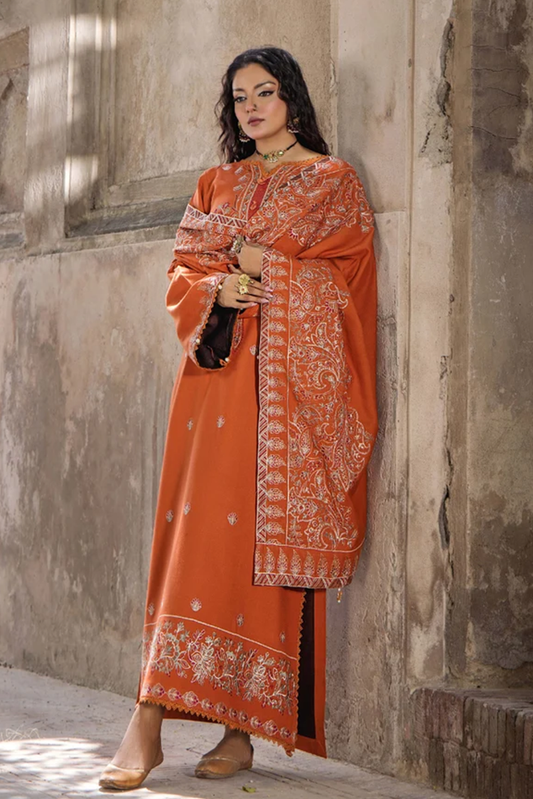 Humdum - Zephyr - Unstitched - 3 Piece - D04