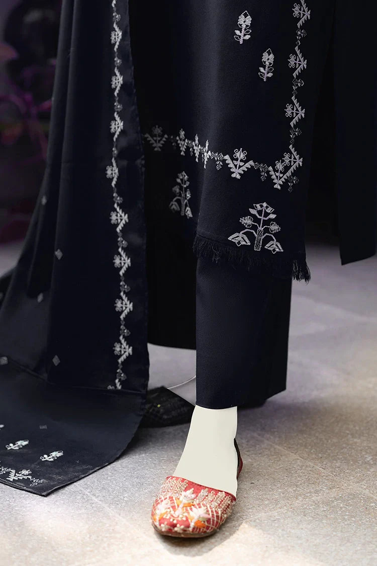 Picture of Zaira & Mahnoor - 3 PC - Kanwal Navy Blue - Available at Raja Sahib