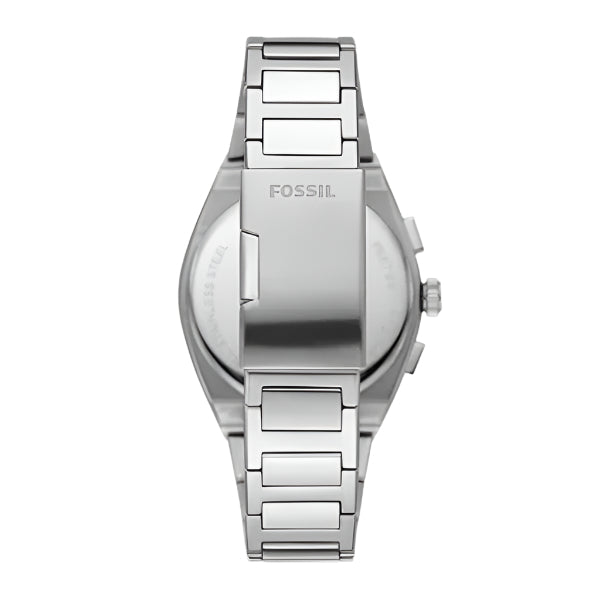 Picture of Fossil Everett Silver Stainless Steel Green Dial Chronograph Quartz Watch for Gents - FS5964 - Available at Raja Sahib