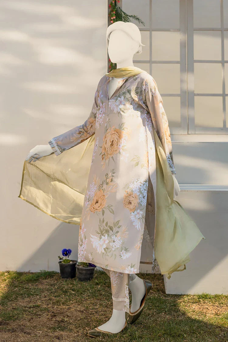 Picture of Zaira & Mahnoor - Olive - 2 PC - Available at Raja Sahib